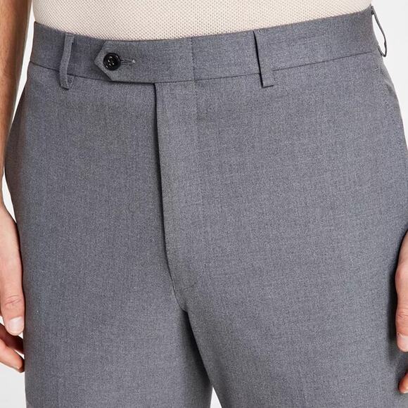 Michael Kors Men's Grey Stretch Classic Fit Performance Dress Pants Size 42W 32L - Picture 4 of 5